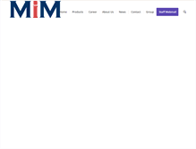 Tablet Screenshot of mim.net.my